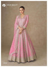 Chinon Silk ANARKALI Gowns - MYLUXURY LANE ENTERPRISE