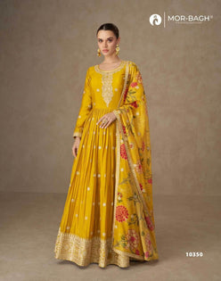 Chinon Silk Wedding Silk Gown - MYLUXURY LANE ENTERPRISE