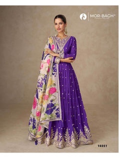 Chinon Silk Wedding Silk Gown - MYLUXURY LANE ENTERPRISE