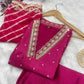 Chinon Silk Embroidered Kurti - MYLUXURY LANE ENTERPRISE