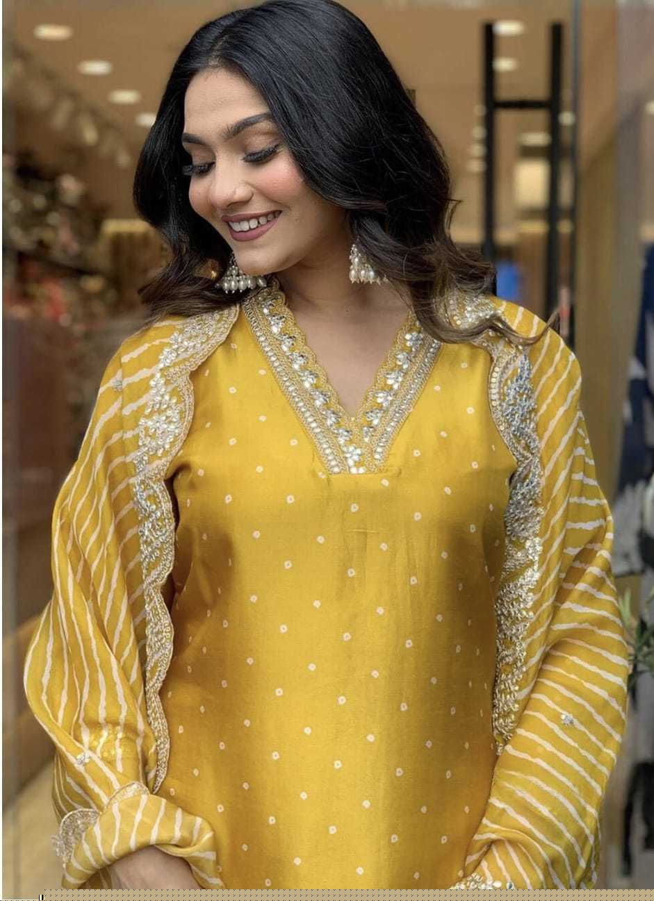 Chinon Silk Embroidered Kurti - MYLUXURY LANE ENTERPRISE