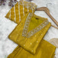 Chinon Silk Embroidered Kurti - MYLUXURY LANE ENTERPRISE
