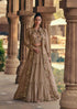 Chinon Silk Embroidered Lehenga With Cancan For Elegance - MYLUXURY LANE ENTERPRISE
