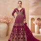 Chinon Silk Embroidered Lehenga for Elegant Occasions - MYLUXURY LANE ENTERPRISE