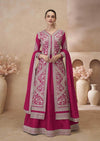 Chinon Silk Jacket Style Lehenga for Elegant Occasions - MYLUXURY LANE ENTERPRISE
