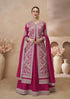 Chinon Silk Jacket Style Lehenga for Elegant Occasions - MYLUXURY LANE ENTERPRISE