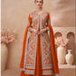 Chinon Silk Jacket Style Lehenga for Elegant Occasions - MYLUXURY LANE ENTERPRISE