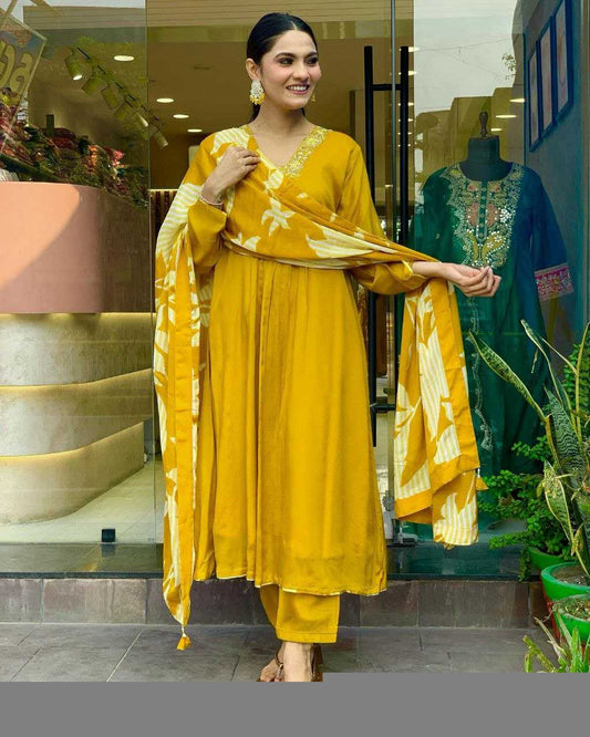 Chinon Silk  Kurti