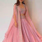 Stunning CHINON SILK LEHENGA with Exquisite Detailing - MYLUXURY LANE ENTERPRISE