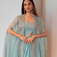 Stunning CHINON SILK LEHENGA with Exquisite Detailing - MYLUXURY LANE ENTERPRISE