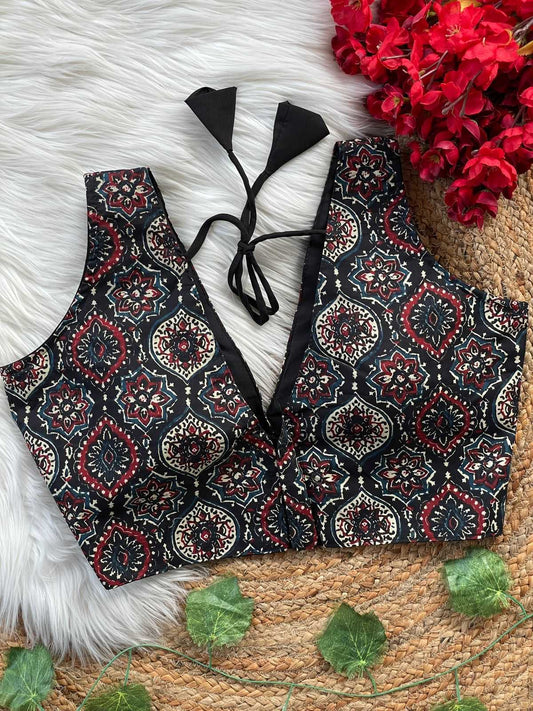 Cotton Readymade  Sleeveless Blouse
