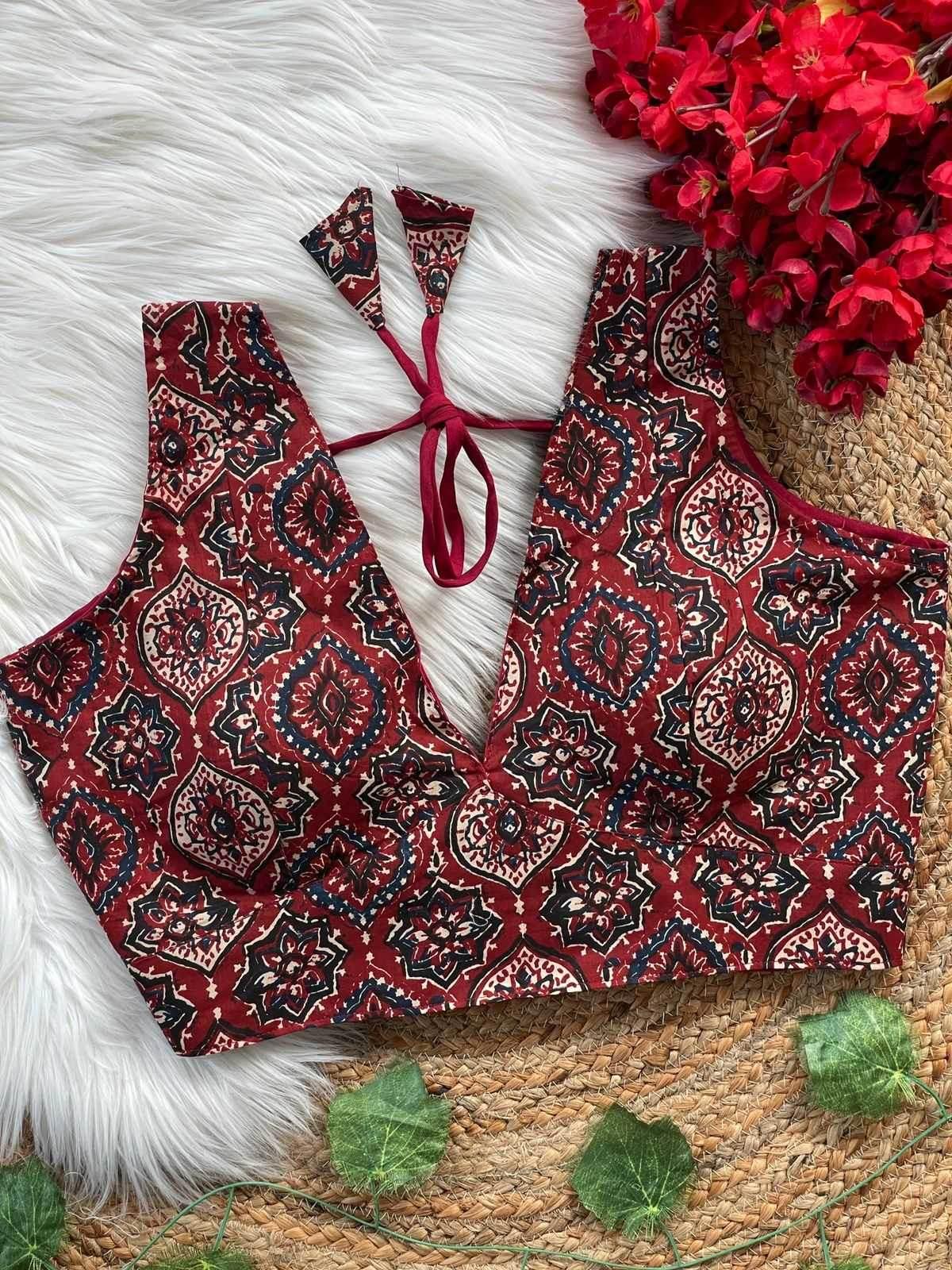 Cotton Readymade Sleeveless Blouse - MYLUXURY LANE ENTERPRISE