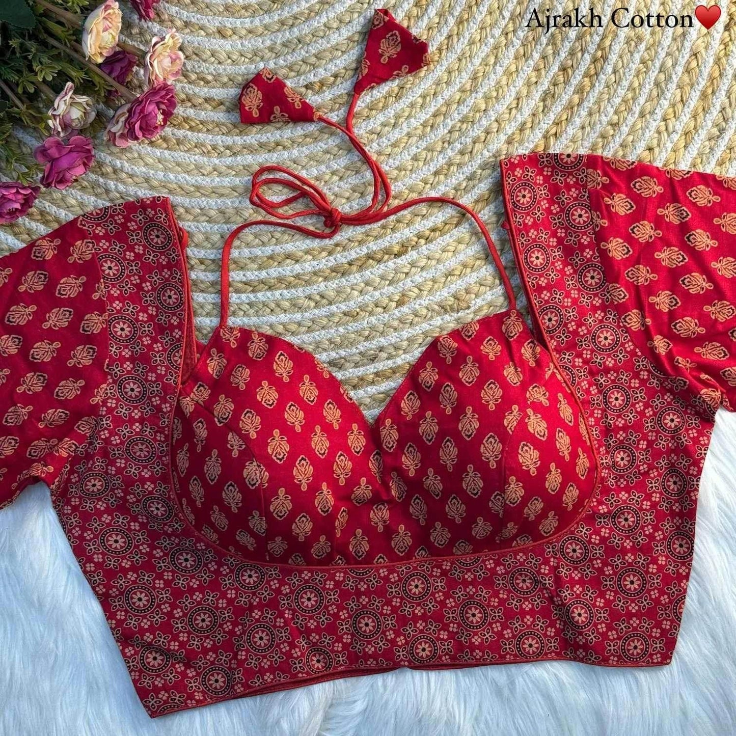 Cotton Mumtaz Doori Readymade Blouse - MYLUXURY LANE ENTERPRISE