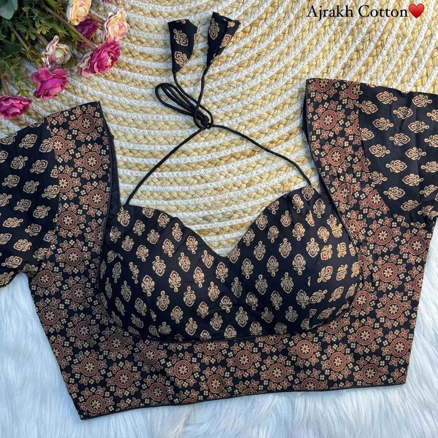 Cotton Mumtaz Doori Readymade Blouse - MYLUXURY LANE ENTERPRISE