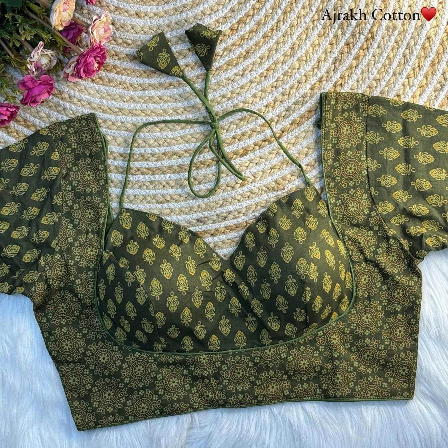 Cotton Mumtaz Doori Readymade Blouse - MYLUXURY LANE ENTERPRISE