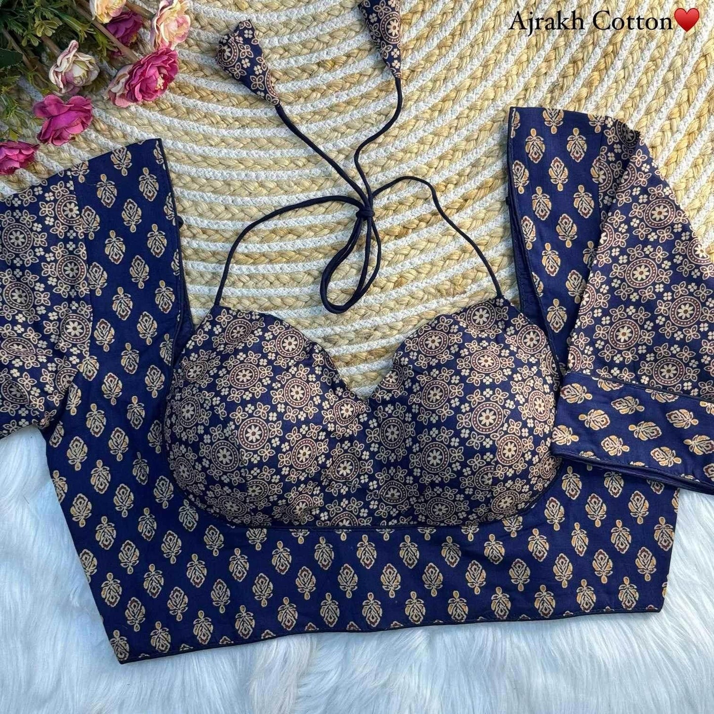 Cotton Mumtaz Doori Readymade Blouse - MYLUXURY LANE ENTERPRISE