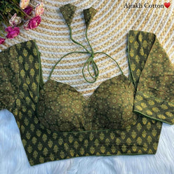 Cotton Mumtaz Doori Readymade Blouse - MYLUXURY LANE ENTERPRISE