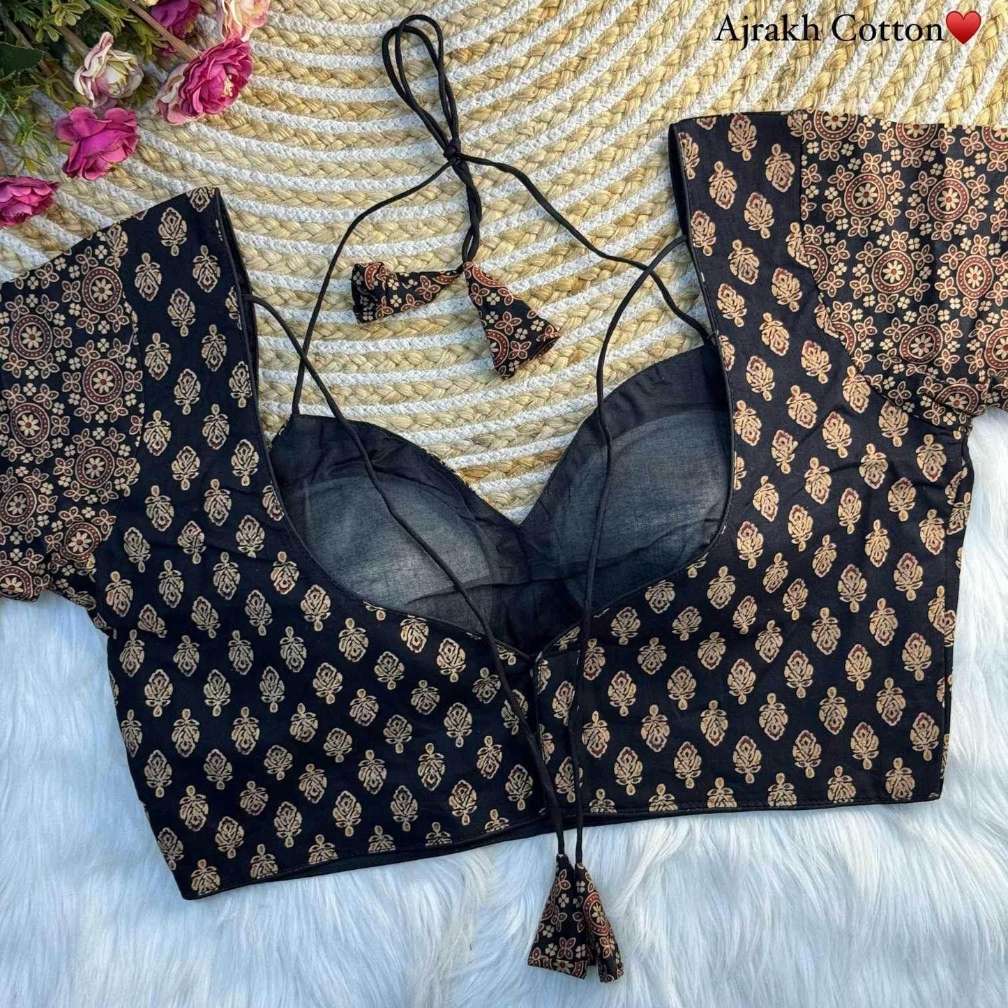 Cotton Mumtaz Doori Readymade Blouse - MYLUXURY LANE ENTERPRISE