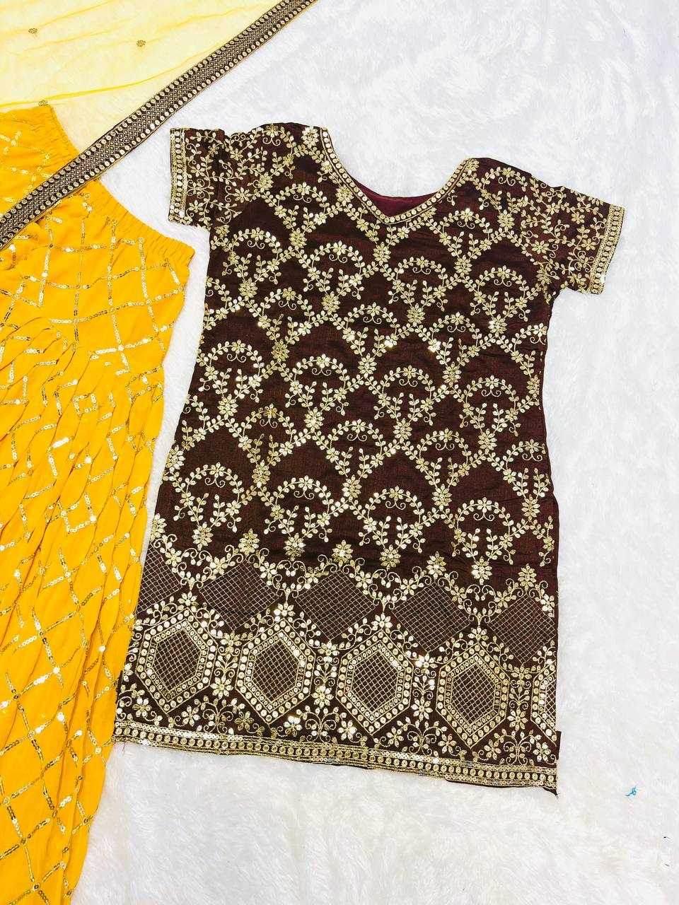 Cotton Embroidery Patiala Suit - MYLUXURY LANE ENTERPRISE