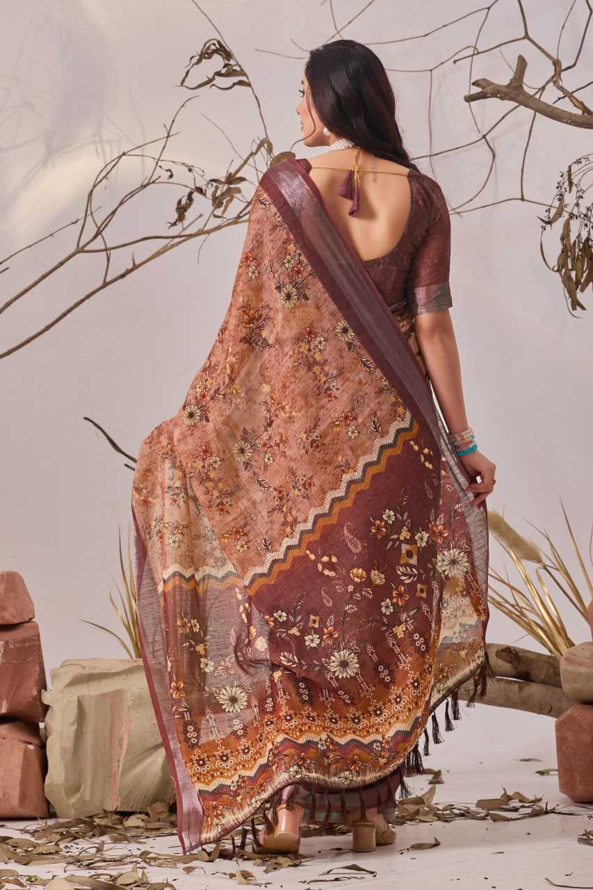 Cotton Linen Sarees