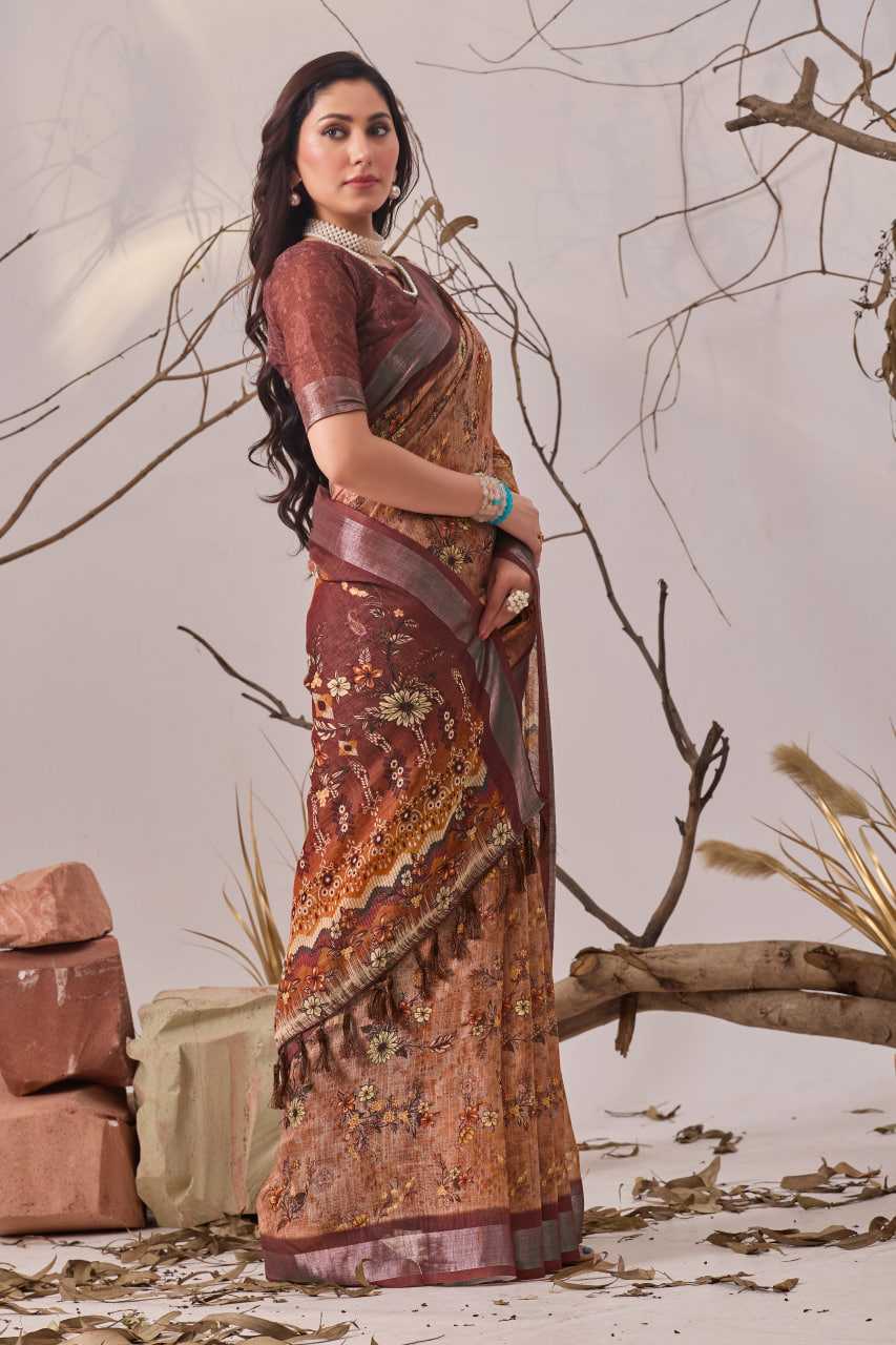 Cotton Linen Sarees