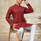 Cotton FARSHI Outluk Mens  Embroidered Kurta Pajama