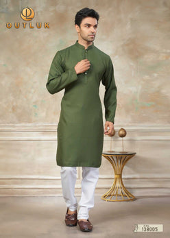 Cotton FARSHI Outluk Mens  Embroidered Kurta Pajama