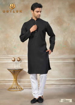 Cotton FARSHI Outluk Mens  Embroidered Kurta Pajama