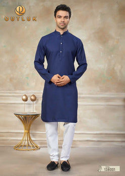 Cotton FARSHI Outluk Mens  Embroidered Kurta Pajama