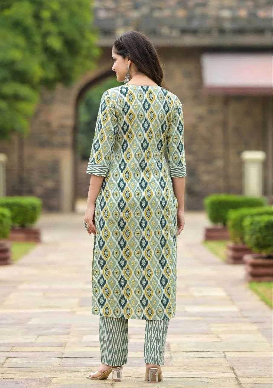 Cotton Casual Kurtis Printed Kurti - MYLUXURY LANE ENTERPRISE