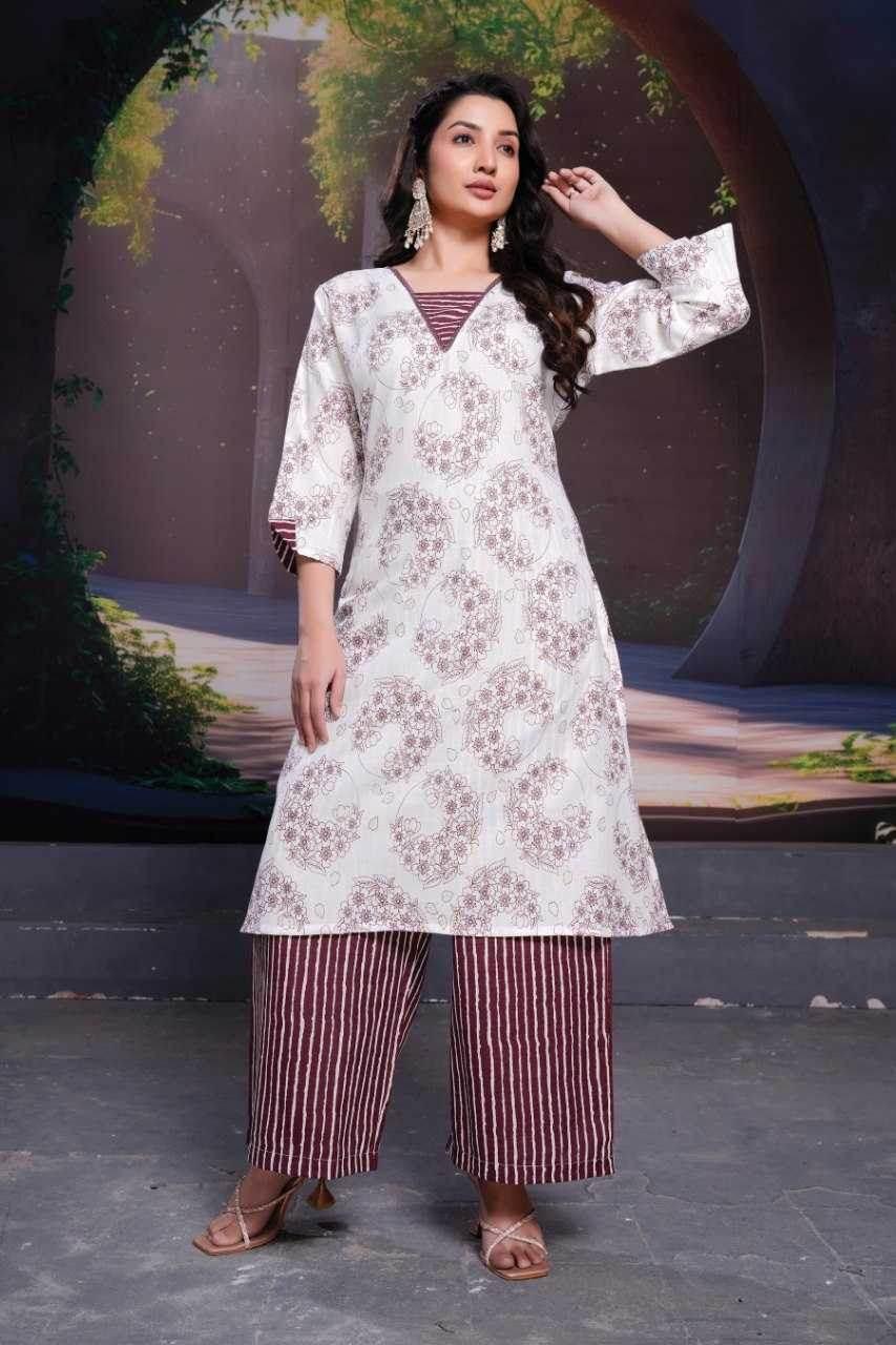 Cotton Palazzo Suit A-Line Cotton Dresse - MYLUXURY LANE ENTERPRISE