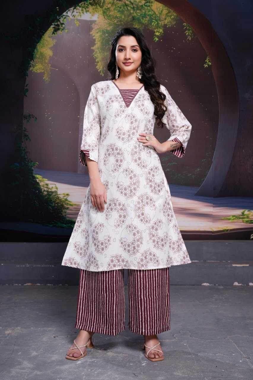 Cotton Palazzo Suit A-Line Cotton Dresse - MYLUXURY LANE ENTERPRISE