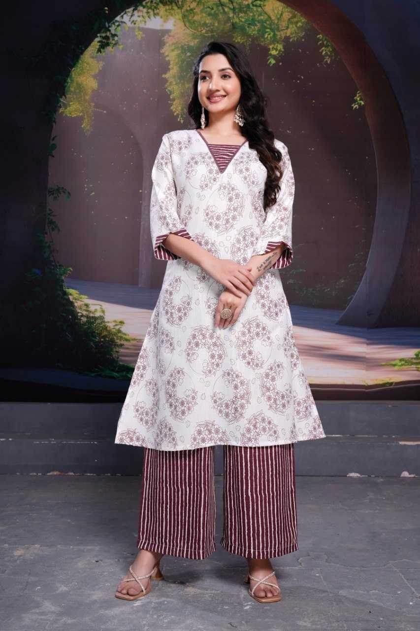 Cotton Palazzo Suit A-Line Cotton Dresse - MYLUXURY LANE ENTERPRISE