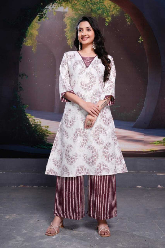Cotton Palazzo Suit A-Line Cotton Dresse