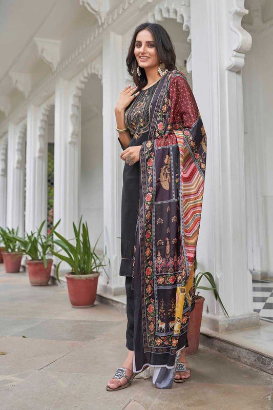 Cotton  Straight Cut Suits