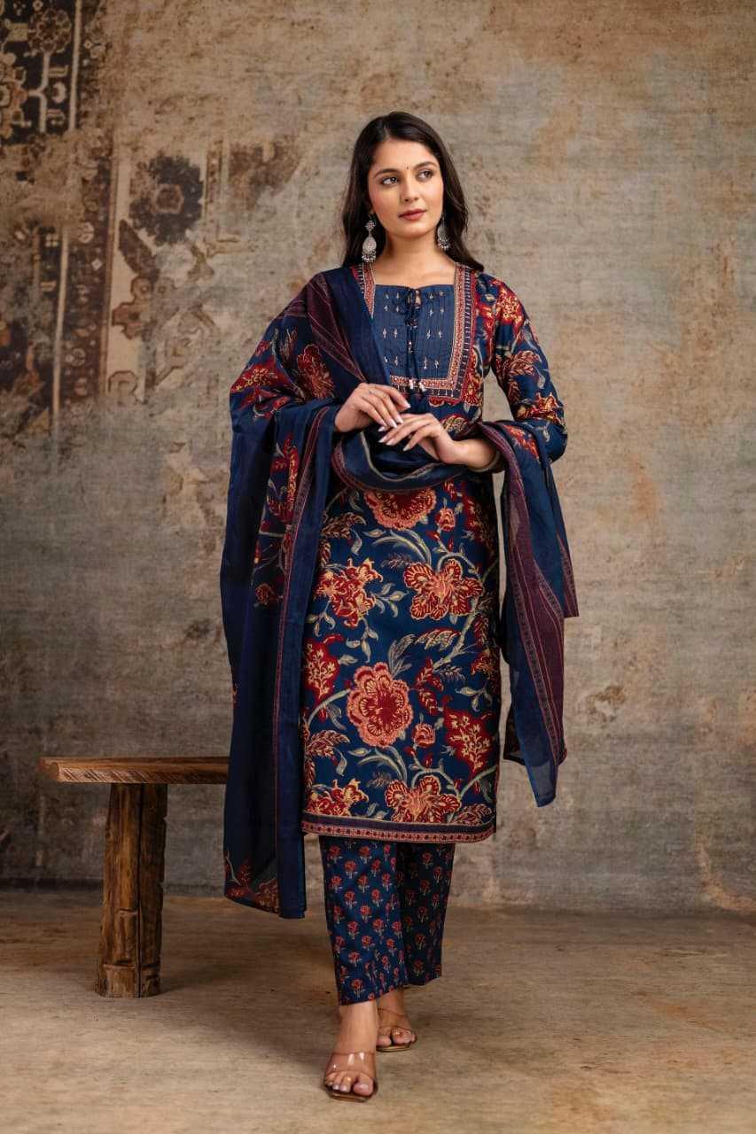 Cotton Cotton Designer Suit - MYLUXURY LANE ENTERPRISE