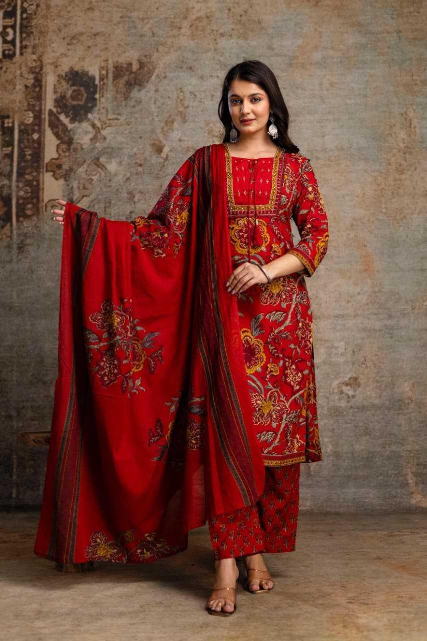 Cotton Cotton Designer Suit - MYLUXURY LANE ENTERPRISE
