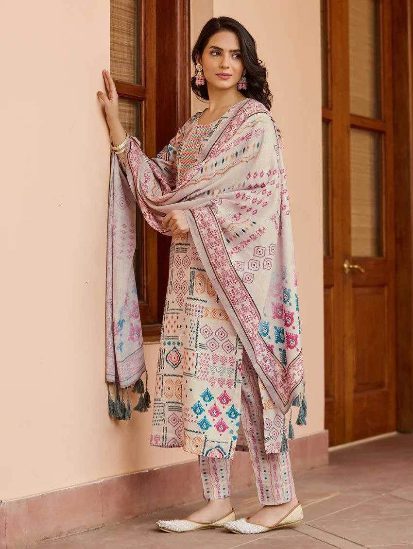 LADIES COTTON PRINTED SUIT - MYLUXURY LANE ENTERPRISE