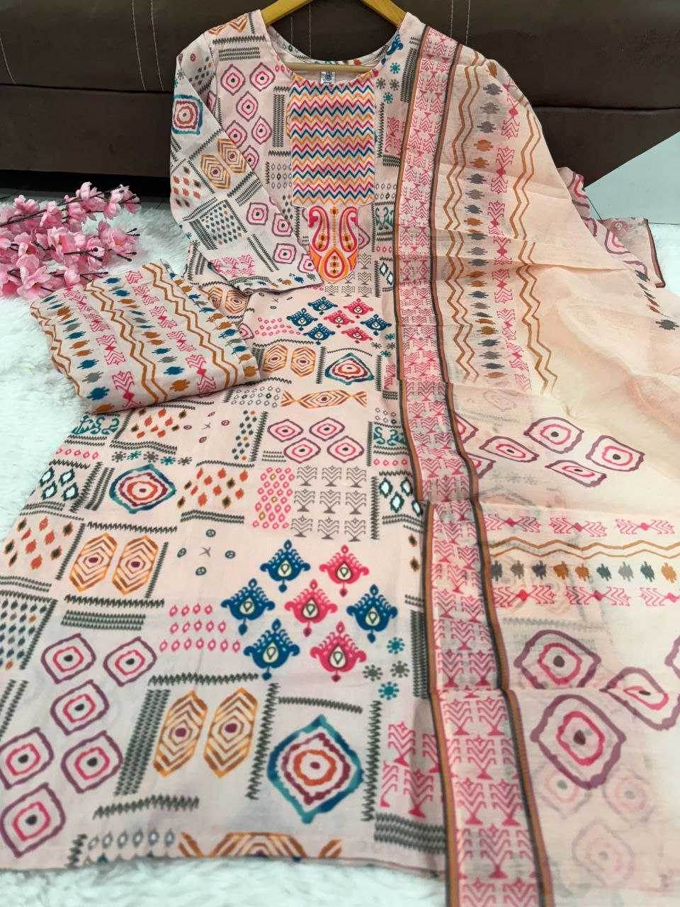 LADIES COTTON PRINTED SUIT - MYLUXURY LANE ENTERPRISE