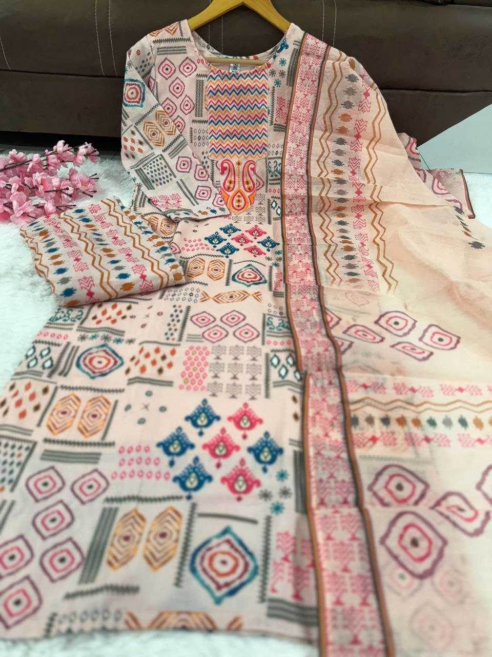 LADIES COTTON PRINTED SUIT - MYLUXURY LANE ENTERPRISE