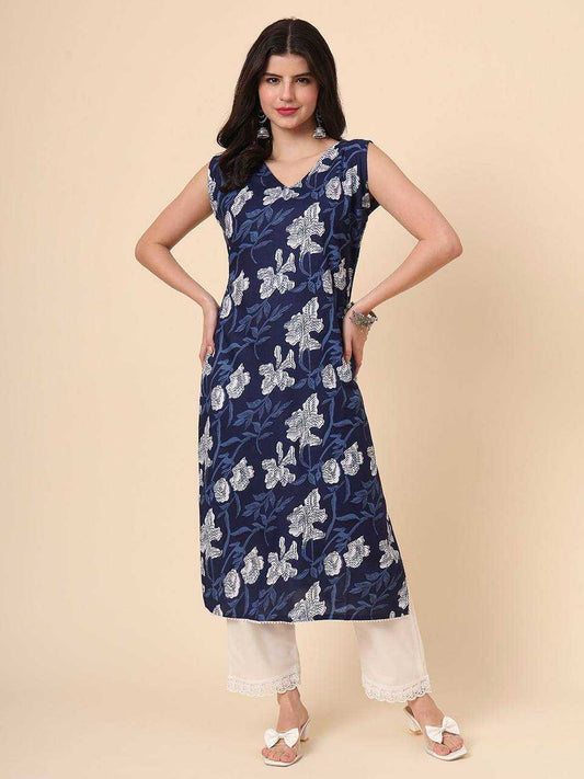 Cotton Sleeveless Kurti
