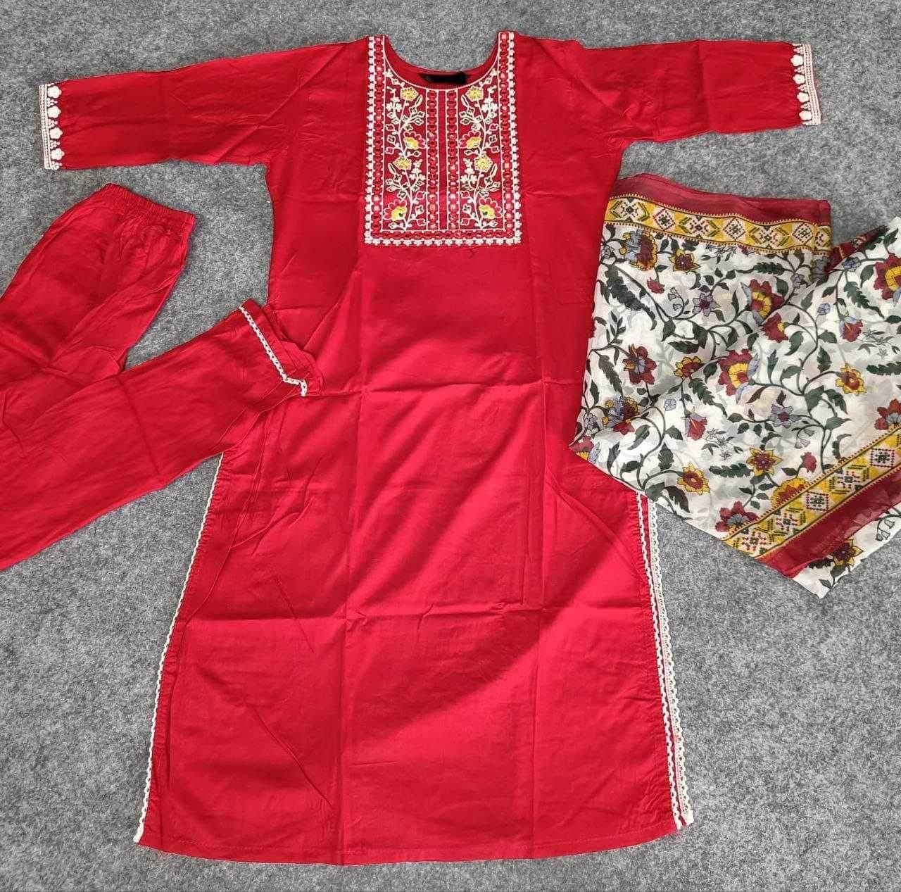 Cotton Embroidered Dresse - MYLUXURY LANE ENTERPRISE