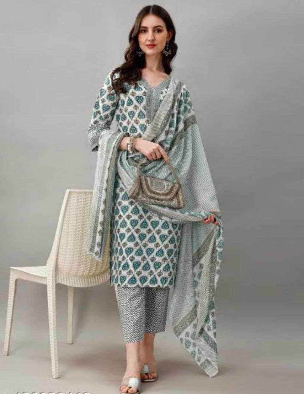 Cotton Casual Workwear Kurtis Printed Kurti - MYLUXURY LANE ENTERPRISE