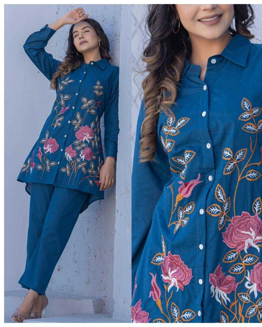 Cotton Western Wears Co-ord Set