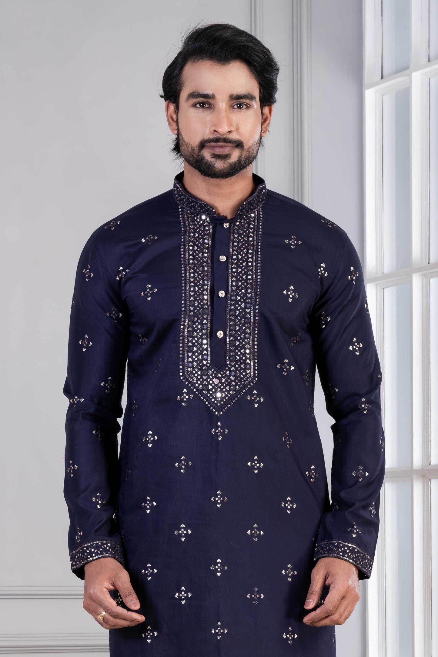 Cotton Men Kurta Pyjama - MYLUXURY LANE ENTERPRISE