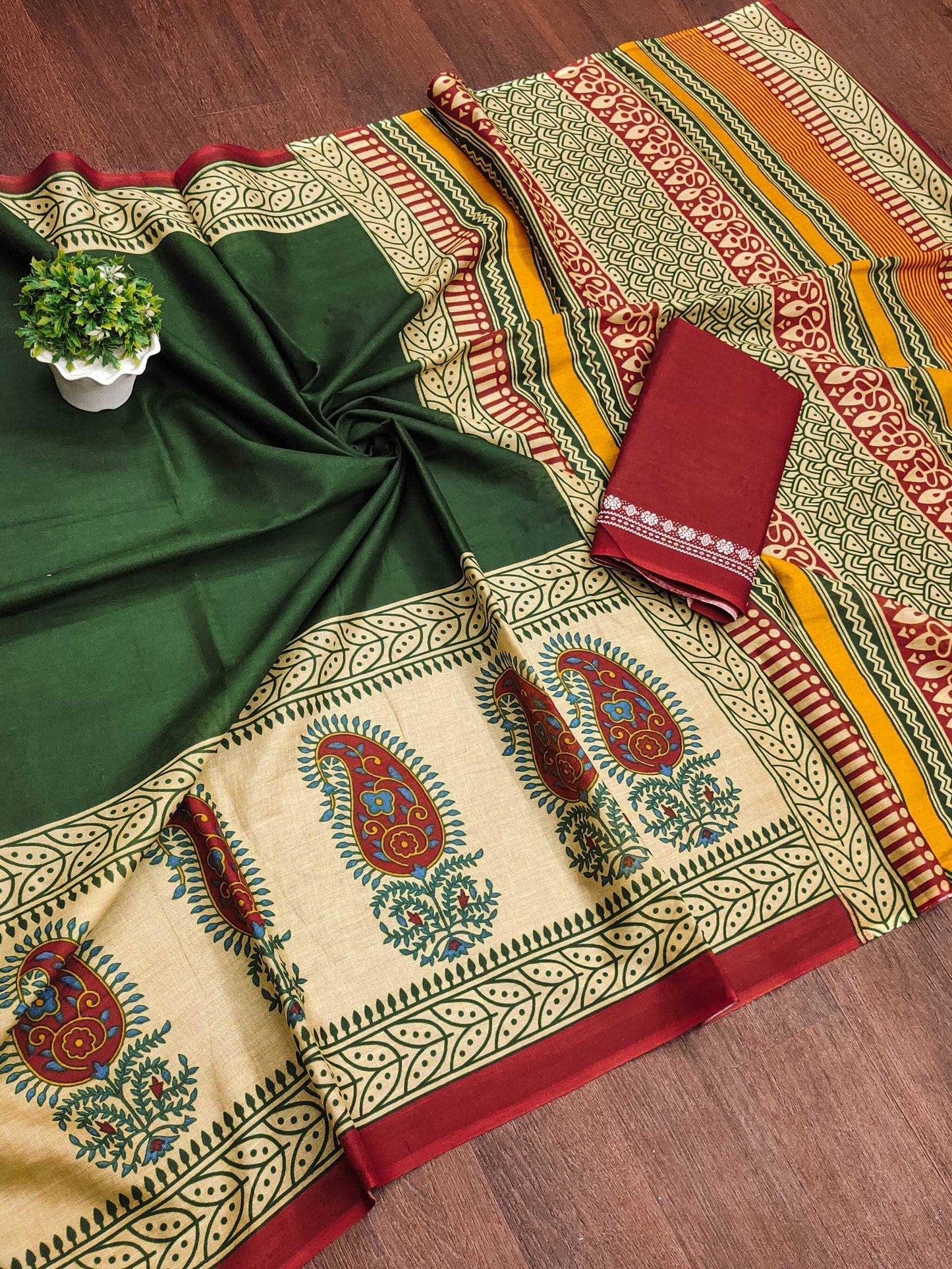 Cotton Mulmul Cotton Sarees - MYLUXURY LANE ENTERPRISE