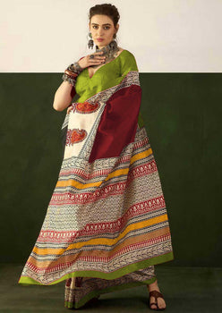 Cotton Mulmul Cotton Sarees - MYLUXURY LANE ENTERPRISE