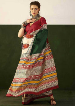 Cotton Mulmul Cotton Sarees - MYLUXURY LANE ENTERPRISE