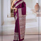 Classic Printed Crape Satin Ajrakh Saree - MYLUXURY LANE ENTERPRISE