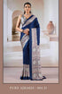 Classic Printed Crape Satin Ajrakh Saree - MYLUXURY LANE ENTERPRISE